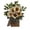 Z2#Brown, variant on Fall Basket Door Wreath, Artificial Autumn Floral Arrangement, Harvest Hanging Basket Decor, Outdoor Fall Flowers Basket, Faux Sunflower Wall Bouquet in Wicker Baskets for Front Door