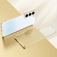 thumbnail image 1 of Funda de silicona suave transparente con marco chapado de lujo para Samsung Galaxy S23 S22 S21 S20 Ultra Plus, funda transparente delgada a prueba de golpes Tan Jianjun unisex, 1 of 2