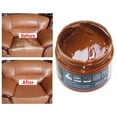 thumbnail image 2 of Thinsony Leather Color Restorer Dye Renew Paste Leather Repair for Sofa Couches Bag Brown, 2 of 9