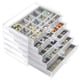 thumbnail image 1 of 5-Tier Stackable Jewelry Organizer with Removable Velvet Trays & Adjustable Dividers, Clear Acrylic Jewelry Box for Earring Storage, 1 of 5