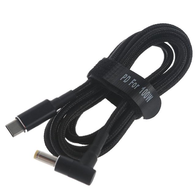 Cable de carga USB-C 100W YONGSHENG 5,5 x 1,7 mm 180 cm