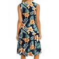 thumbnail image 5 of UVN Summer Tank Dresses for Women Crew Neck Flowy Midi Ladies Beach Dresses Casual Sleeveless Sundresses with Pockets, 5 of 9