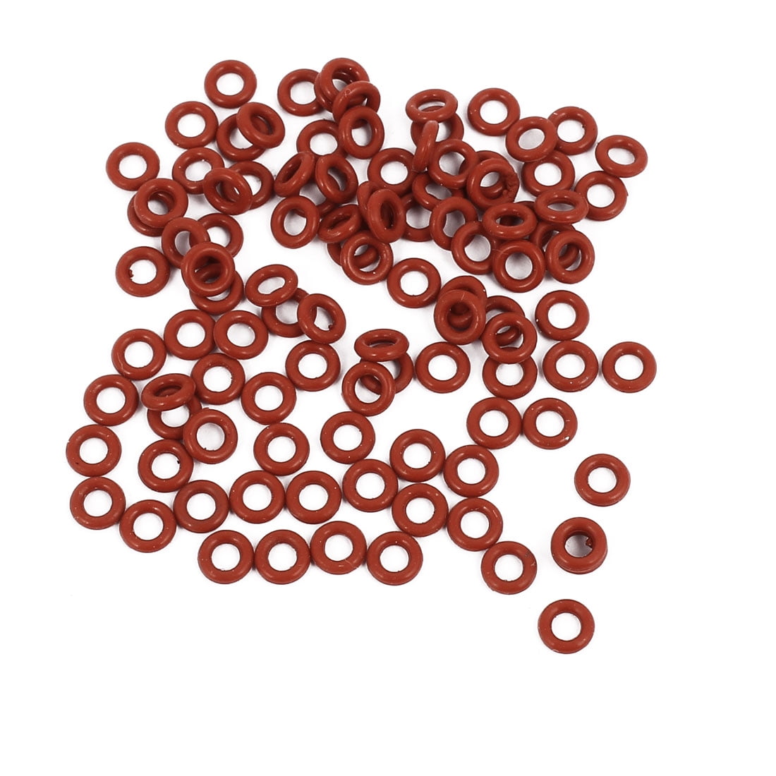 100Pcs 4mm x 1mm Rubber Orings NBR Heat Resistant Sealing Ring