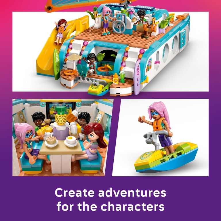 LEGO, LEGO Friends Travel Boat Adventure, 42664, Pretend Play Toy