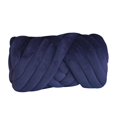 thumbnail image 4 of Chunky Yarn Jumbo Tubular Yarn Washable Tube Giant Yarn Arm Knitting Soft Yarn 250G Bulky Yarn for Macrame, Crochet, Scarf, Weaving, Pet Bed Deep Blue, 4 of 9