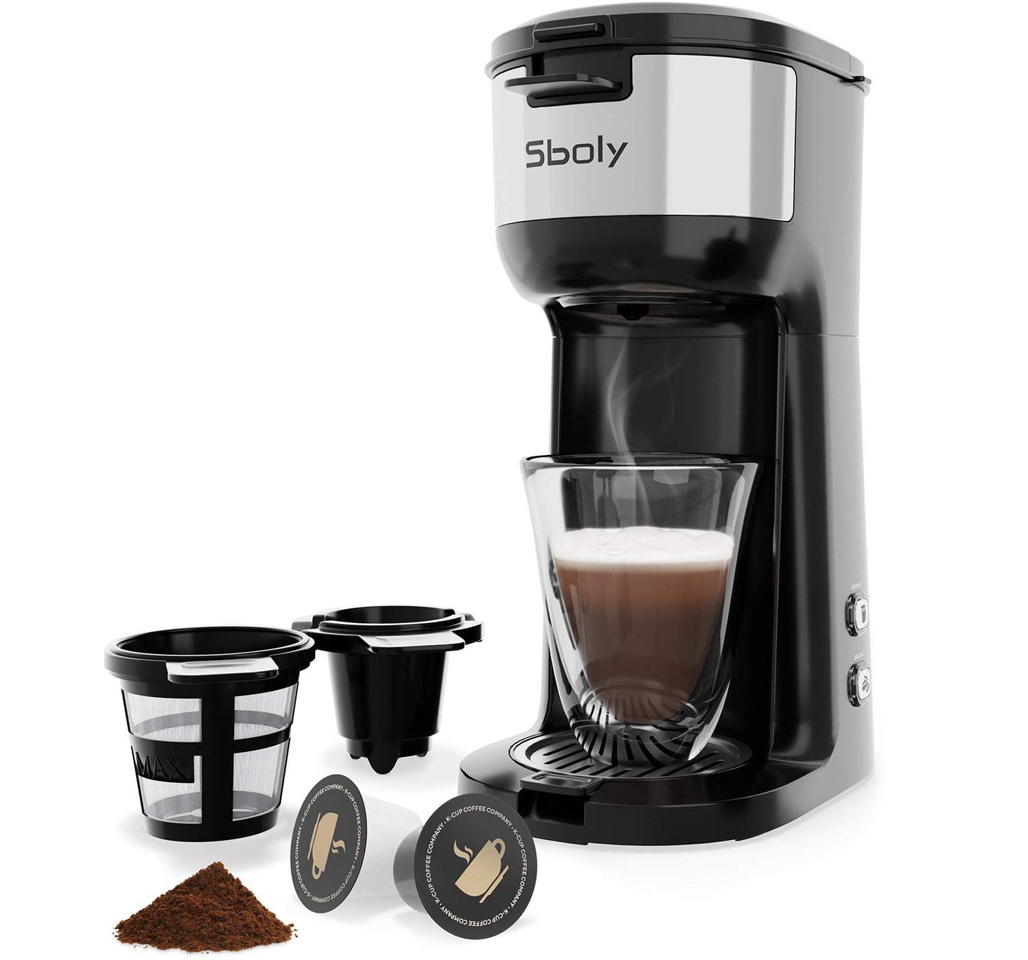 Sboly Single Serve Coffee Maker Brewer for KCup Pod
