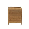 thumbnail image 6 of Household Essentials Bamboo Laundry Hamper, Slated Hamper with Natural Cotton Bag, Removable Bag and Foldable Frame, Chic and Environmentally Friendly, 6 of 9