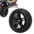 thumbnail image 4 of RC Car Tires Set, Pentagram Designed RC Car Wheels Plastic  For 1/16 Car Model, 4 of 8