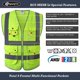 thumbnail image 3 of Jksafety Chaleco De Seguridad Para Piloto De Drones Faa Con Cremallera Frontal De Alta Visibilidad Clase 2 Con 9 Bolsillos Y Tiras Reflectantes Malla Transpirable Hq Cumple Con Los Estándares Ansi/Ise, 3 of 5