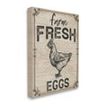 thumbnail image 3 of Farm Fresh Eggs Vintage Hen Animals & Insects Graphic Art Gallery Wrapped Canvas Print Wall Art, 3 of 7