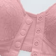 thumbnail image 4 of Front Closure Bras for Women Daisy Bras for Older Women No Underwire Comfy Breathable Everyday Lace Bralette, 4 of 5