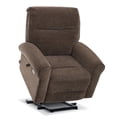 thumbnail image 3 of MCombo Lay Flat Dual Motor Power Lift Recliner Chair with Massage and Heat for Elderly , USB Ports, Extended Footrest, Fabric(Dark Brown), 3 of 10