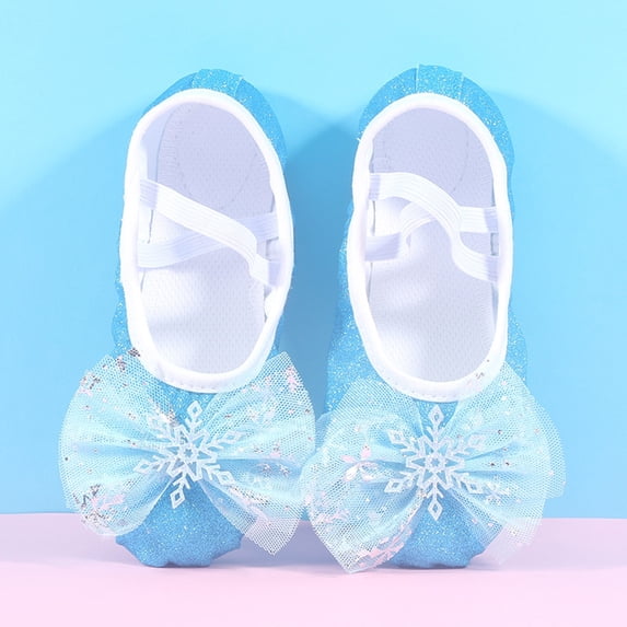 Kcolen Ballet Shoes Toddler Girls,Ballet Slippers Girls Size 2,Girls Sneakers Flexible Dance Shoes for Ballet Performance