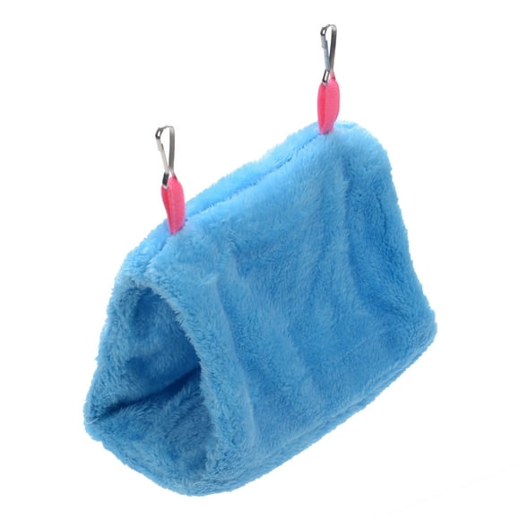 ITFABS Plush Snuggle Bird Hammock, Hanging Cave Happy Hut Bird Parrot Hideaway