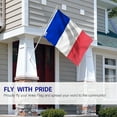 thumbnail image 2 of ANLEY Lot de 2 Fly Breeze Drapeau de la France 3 X 5 Pieds - Drapeaux Nationaux Français en Polyester, 2 of 6