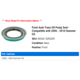 thumbnail image 2 of Front Auto Trans Oil Pump Seal - Compatible with 2006 - 2010 Hummer H3 2007 2008 2009, 2 of 2
