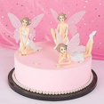 thumbnail image 3 of Figuras de hadas Foohvr adorno para tarta de niña ángel juego de 3, 3 of 5