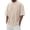 105#Beige, variant on Men's Shirts Cotton Crew Neck T Shirt Casual Tops for Men Summer Casual Tops Classic Shirts Layering Tops Gray XL