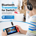 thumbnail image 5 of RONY Bluetooth 5.2 Transmitter Receiver, 2-in-1 Wireless 3.5mm Aux Bluetooth Audio Adapter for TV, Car Stereo, Speakers, Home Audio & Headphones, 5 of 14