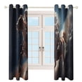 thumbnail image 3 of Funny Astronaut Blackout Curtains for Bedroom Curtains Insulated Room Darkening Window Drapes for Living Room, 3 of 7