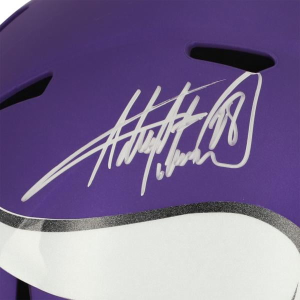 Adrian Peterson Minnesota Vikings Autographed Riddell Speed Replica Helmet - Fanatics Authentic Certified