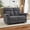 Dark Gray, variant on Manual Reclining Loveseat,Dual Fabric Recliner Sofa set with Individual Recline Function for Living Room and Bedroom(Dark Gray)