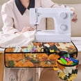 thumbnail image 4 of HELLHERO Pumpkin and Maple Leaf Pattern Sewing Machine Pad Organizer Premium Fabric Beautiful & Practical Fusion Easy to Clean Mats Sewing Machine Table, 4 of 5