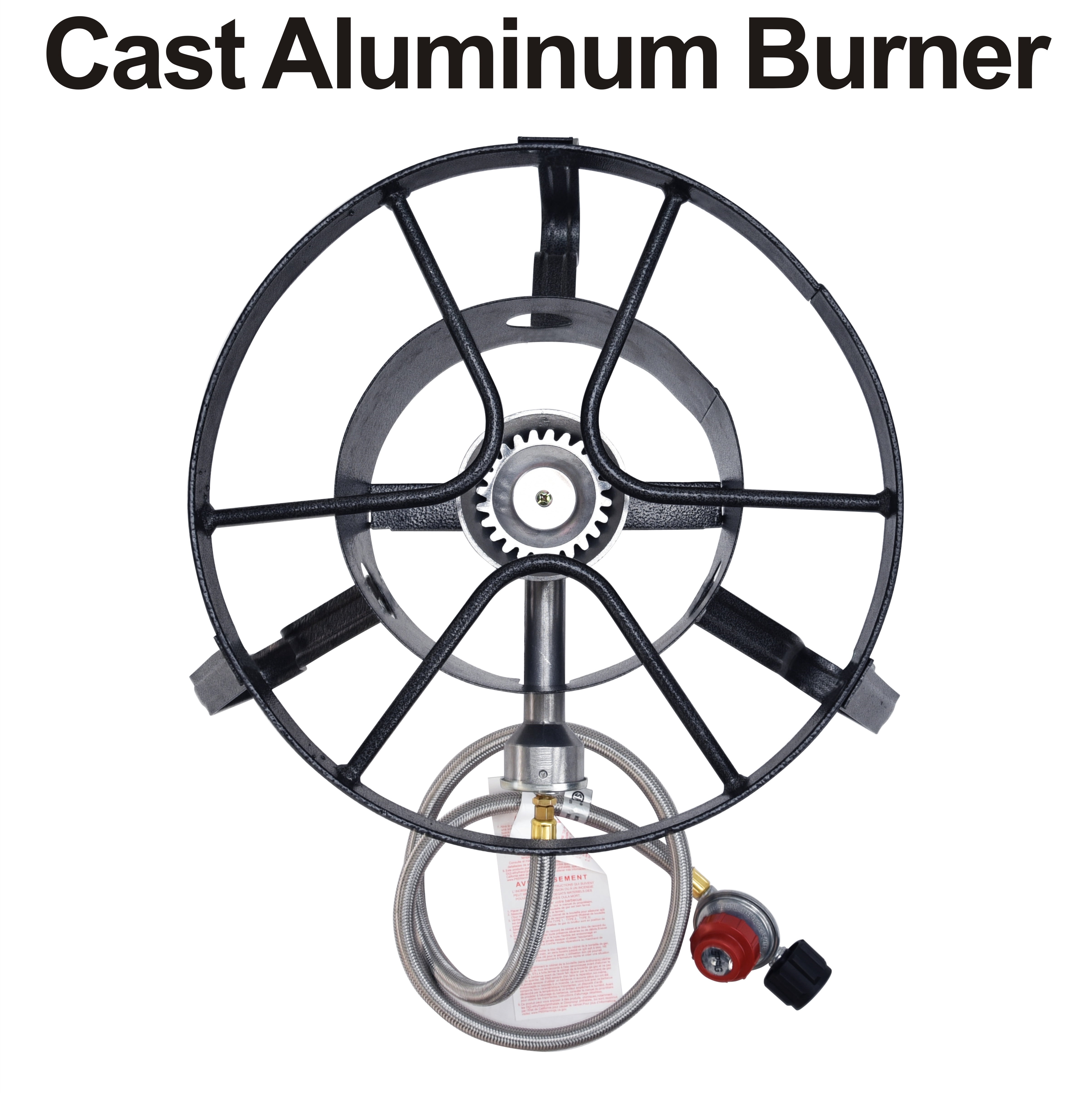 ARC USA 3831S Outdoor Propane Burner Cast Iron Turkey Fryer Camping Stove 37,000 BTU/H