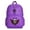 Purple, variant on - Evil Moth - Cute School Travel Backpack