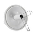 thumbnail image 2 of 2 Pcs Timer Control Knob WE01X10160 White Dryer Knob Washer Replacement Parts, 2 of 5