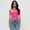 Rose Red, variant on LYMAYTER‌ Women's ‌Lace Crop Tank Top‌ Color Block Y2K Scoop Neck Spaghetti Strap Camisole Fashion