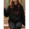 thumbnail image 3 of Funny Winter Christmas Hoodie for Men Women, Holiday Pullover Hooded Sweatshirt, Cozy Cotton Poly Blend, Funny Winter Xmas Gift Outfit, 3 of 5