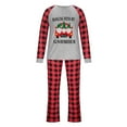 thumbnail image 2 of Odeerbi Matching Family Christmas Pajamas Sets Women Xmas Printed Loungewear Round Neck Tops and Pants Family Jammies Set Sleepwear for Dad, 2 of 3