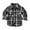 Black#02, variant on AJTQTH Kids Flannel Clothes Cute Plaid Warm Shirt Jackets Toddler Long Sleeved Button Down Shirts Blouses Cotton Thicken Casual Outerwear for Winter and Fall Blue 4-5 Years