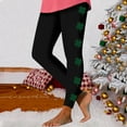 thumbnail image 4 of DDAPJ pyju St. Patrick's Day Leggings for Women Irish Shamrock Print Casual Skinny Pants Novelty Holiday Tights Buttery Soft Stretchy Yoga Running Pants Black#3 L, 4 of 5