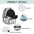 thumbnail image 4 of Schnauzer Dogs Backpack for School,Cute School Bag,Schoolbag with Adjustable Shoulder Straps & Padded Back,15.3"x11"x7.1"., 4 of 6