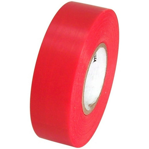Red Polyethylene Shin Pad Tape 1" x 27 Yard Roll