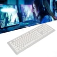 thumbnail image 1 of PBT Keycaps, High Low Layout, PBT Double Layer 108 Keys Mechanical Keyboards, 2 Color Design, Suitable for 61/87/104/108 Key Keyboard with Translucent Keycaps, 1 of 7