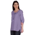 thumbnail image 4 of Moomaya Plain Cotton Tunic Kurti For Women Schiffli Embroidered Summer Top, 4 of 8