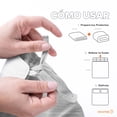 thumbnail image 2 of Juego de Funda para Edredón Dreamlab 2 Piezas Ultra Suave Premier 1800 King Size Gris Claro, 2 of 9