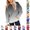 Gray, variant on OIOLOYJM Hoodies for Girls Boys Oversized Trendy Casual Gradient Fleece Long Sleeve Sweatshirts Fall Loose Fit Comfortable Soft Cute Outfits with Pocket