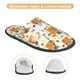 thumbnail image 3 of Balery Squirrel With Colorful Tail Pantuflas de Casa de Felpa Silenciosas con Diseño Estampado, Zapatillas Cómodas Antideslizantes de Algodón para Interior-Large, 3 of 8