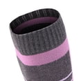 thumbnail image 2 of Calcetines Esquí Térmicos Invierno Medias Tubo Senderismo para Mujer () Púrpura, 2 of 4