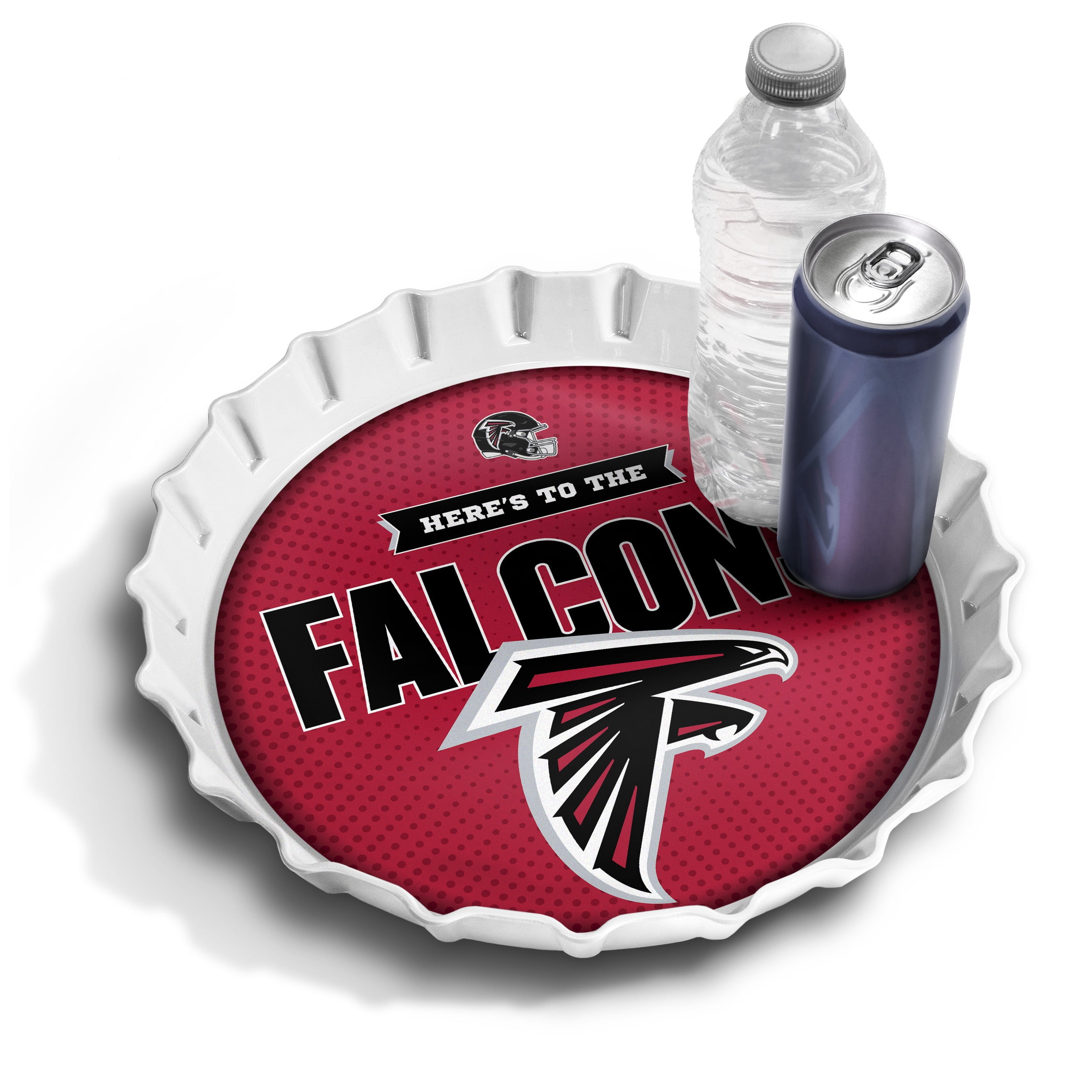 YouTheFan NFL Atlanta Falcons Bottle Cap Serving Tray