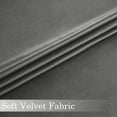 thumbnail image 5 of Topfinel Luxury Velvet 100% Blackout Curtains, 52 x 84 Inch, 2 Panels, Grey, 5 of 12
