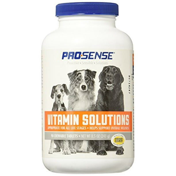 ProSense Vitamin Solutions 90 Count, Chewable Tablets for Dogs, Helps