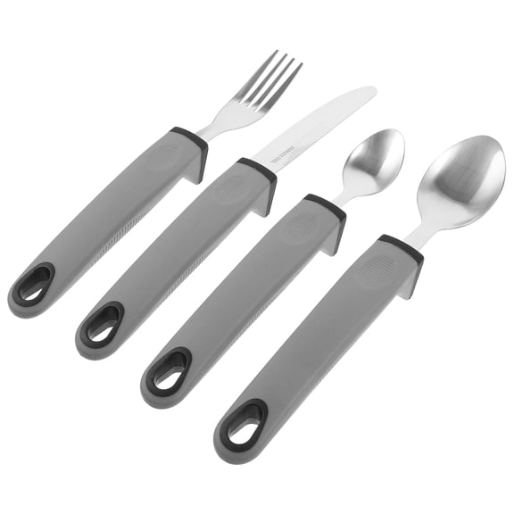 Supvox Lightweight Adaptive Utensils Grey 1 Set