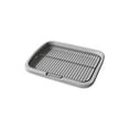 thumbnail image 2 of EGNMCR Dog Potty Tray For Small Medium Dogs With Removable Reseau Disclose Proof Base Plain Clean Pet Litter Box Portable Dog Litter Box For Apartment Balcony Travel P lastic dog toilets, 2 of 6