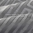 thumbnail image 4 of Cotton Bedding Set 10 PCS Queen Luxury Jacquard Comforter Set Grey,Comforter Set, 4 of 16