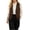 Coffee, variant on Atkumj Linen Vest Women Decorative Fake Pockets Stylish Button Front Vests Fashion Casual Solid Color Sleeveless Outerwear for Women M